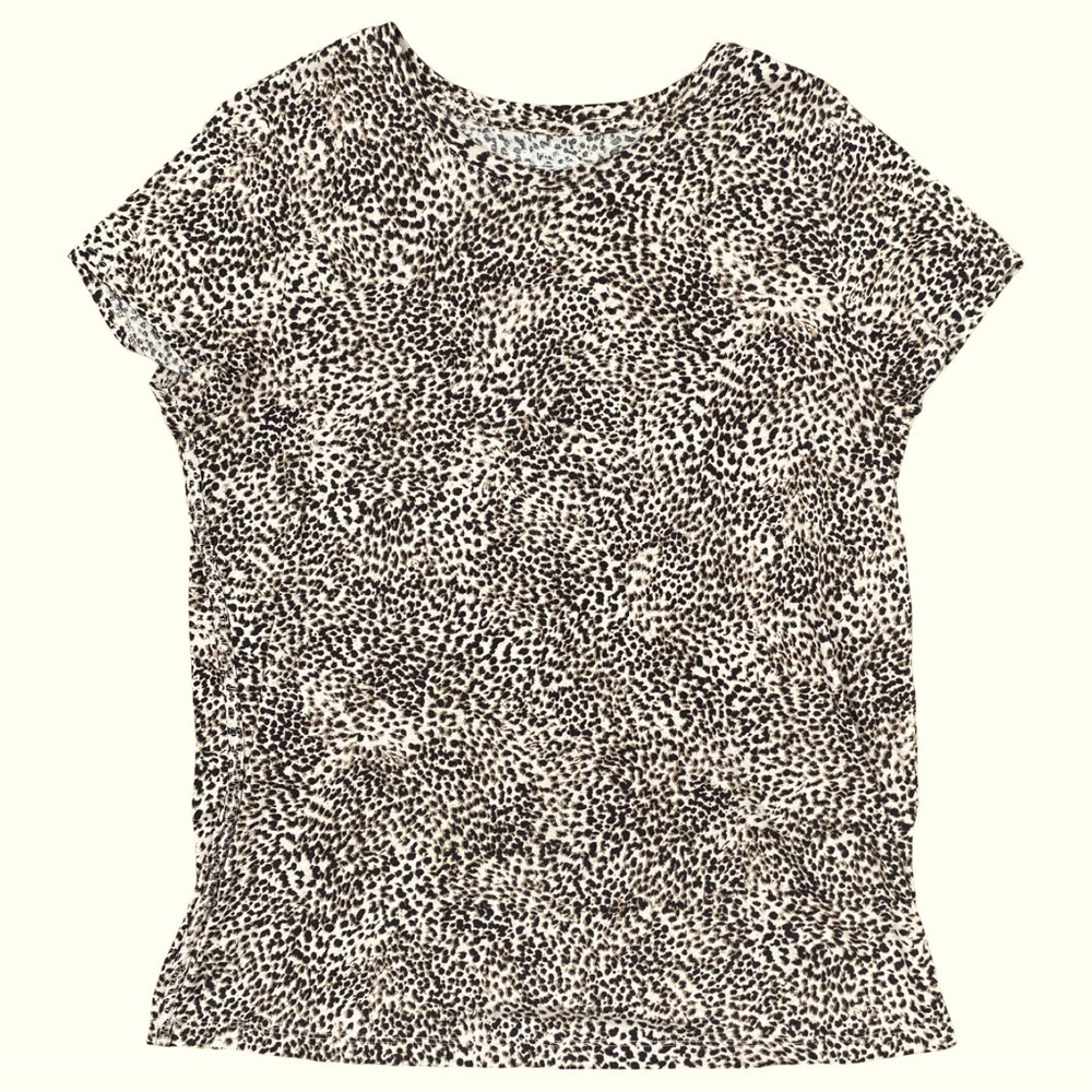 Athleta Animal Print Tee Size Large Tall
